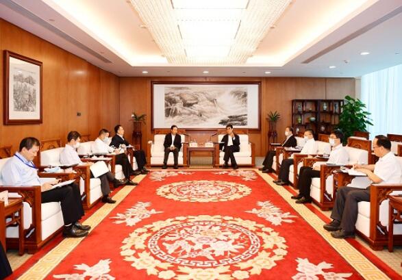 華能集團有限公司黨組書記、董事長舒印彪會見國開行董事長趙歡