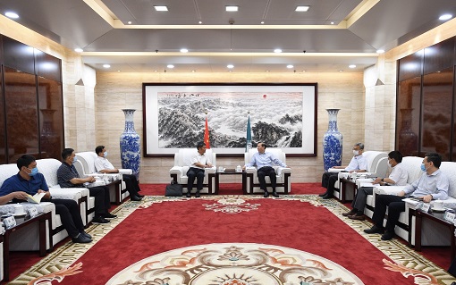 國家電網(wǎng)有限公司總經(jīng)理、黨組副書記辛保安會見寧夏回族自治區(qū)副主席吳秀章