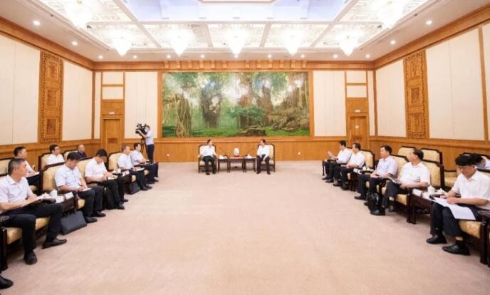 中核集團總經(jīng)理、黨組副書記顧軍與福建省委副書記、代省長王寧會談