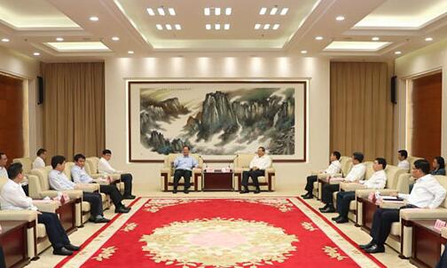 國(guó)家電網(wǎng)董事長(zhǎng)、黨組書(shū)記毛偉明拜會(huì)安徽省委書(shū)記李錦斌、省長(zhǎng)李國(guó)英