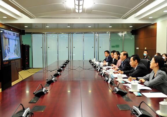 辛保安總經(jīng)理與SAP公司全球執(zhí)行董事會成員、全球業(yè)務總裁傅美黛舉行視頻會談