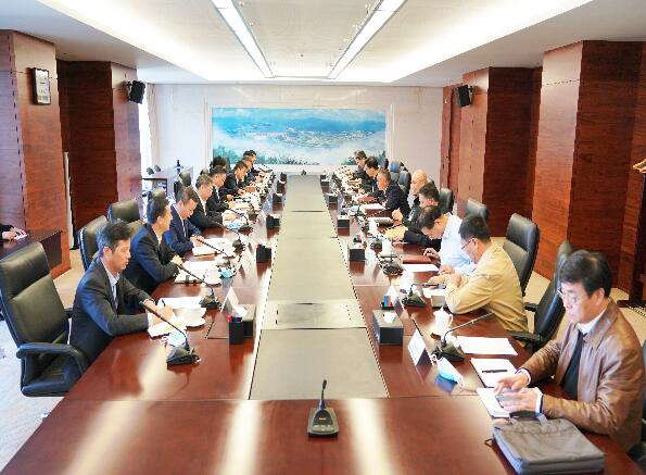 中國能建黨委書記、董事長宋海良拜會(huì)三峽集團(tuán)董事長雷鳴山