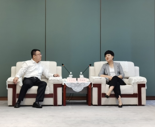 王小軍拜會(huì)廣西壯族自治區(qū)黨委常委、常務(wù)副主席蔡麗新