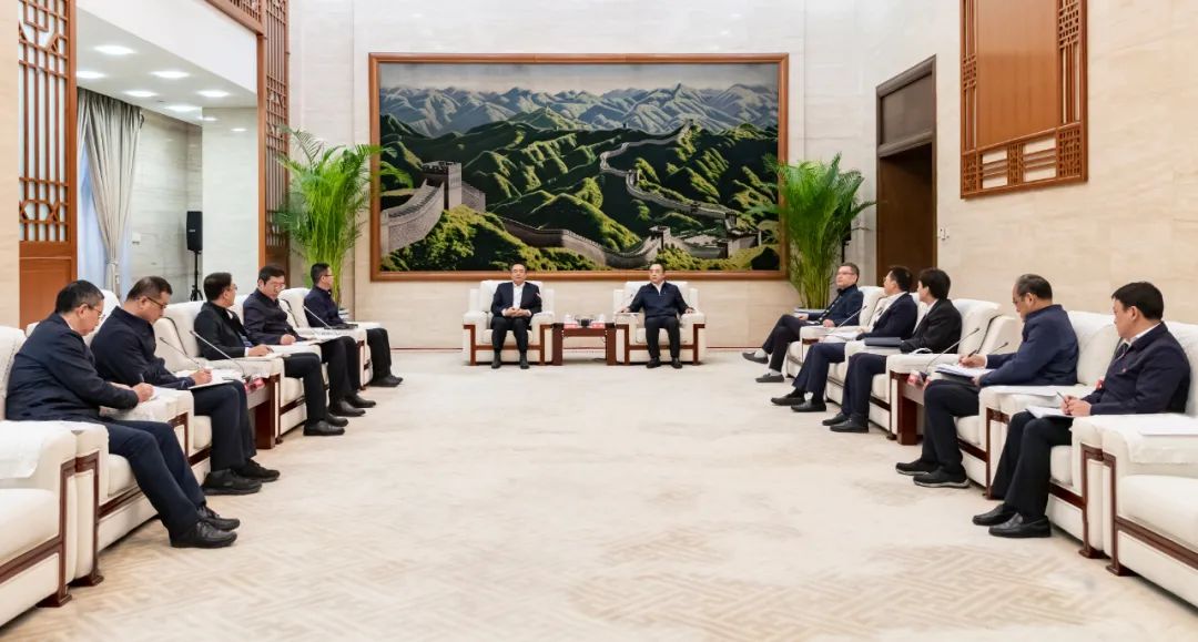 大唐集團黨組書記、董事長鄒磊會見哈電集團黨委書記、董事長曹志安