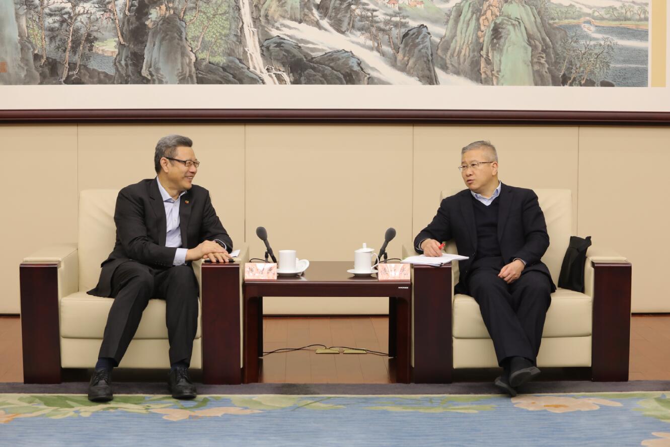 國(guó)家電投黨組書(shū)記、董事長(zhǎng)錢(qián)智民拜會(huì)浙江省委常委、常務(wù)副省長(zhǎng)徐文光