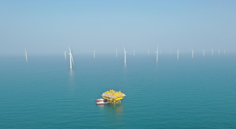 山東首個(gè)百萬千瓦級(jí)海風(fēng)基地！國(guó)家電投半島南U1一期并網(wǎng)發(fā)電