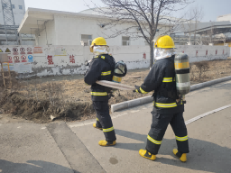 華潤電力盤錦公司發(fā)電黨支部、綜合黨支部聯(lián)合開展消防應(yīng)急演練