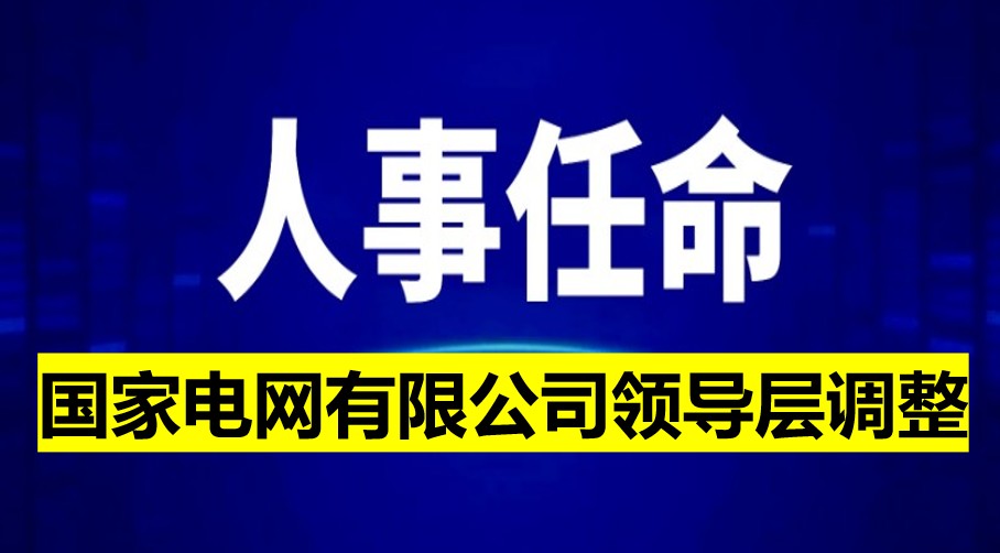 國家電網(wǎng)有限公司領(lǐng)導(dǎo)層調(diào)整
